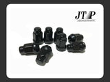 20pcs Black Forged Steel Metal Lug Nuts,Metal Nuts Wheel Nuts 1/2-20UNF for Jeep Wrangler JK （1997-2017）