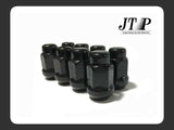 20pcs Black Forged Steel Metal Lug Nuts,Metal Nuts Wheel Nuts 1/2-20UNF for Jeep Wrangler JK （1997-2017）