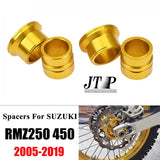 JTP Aluminum Alloy 6061-T6 Motor Cycle Golden Front Spacers/Wheel Spacers for Suzuki RMZ250,RMZ450,RMX450Z (10pcs 22mm thickness,Each Quantity Means Each Set of 10pcs Spacers)  (ID:19mm, OD:28mm)