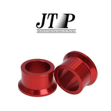 JTP Aluminum Alloy 6061-T6 Motor Cycle Red Front Spacers/Wheel Spacers for Suzuki RMZ250,RMZ450,RMX450Z (10pcs 22mm thickness,Each Quantity Means Each Set of 10pcs Spacers)  (ID:19mm, OD:28mm)