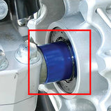 JTP Aluminum Alloy 6061-T6 Motor Cycle Blue Front Spacers/Wheel Spacers for Suzuki RMZ250,RMZ450,RMX450Z (10pcs 22mm thickness,Each Quantity Means Each Set of 10pcs Spacers)  (ID:19mm, OD:28mm)