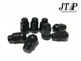 20pcs Black Forged Lug Nuts / Wheel Nuts for Ford Focus,Escape,Fusion (M12x1.5 Thread, Taper Seat, total length 35mm)