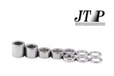 JTP Aluminum Alloy 6061-T6 Motor Cycle Silver Front Spacers/Wheel Spacers for Yamaha/Harley Chopper (10pcs 30mm/40mm/70mm thickness,Each Quantity Means Each Set of 10pcs Spacers)  (ID:22mm, OD:32mm)