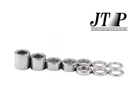 JTP Aluminum Alloy 6061-T6 Motor Cycle Silver Front Spacers/Wheel Spacers for Yamaha/Harley Chopper (10pcs 30mm/40mm/70mm thickness,Each Quantity Means Each Set of 10pcs Spacers)  (ID:22mm, OD:32mm)
